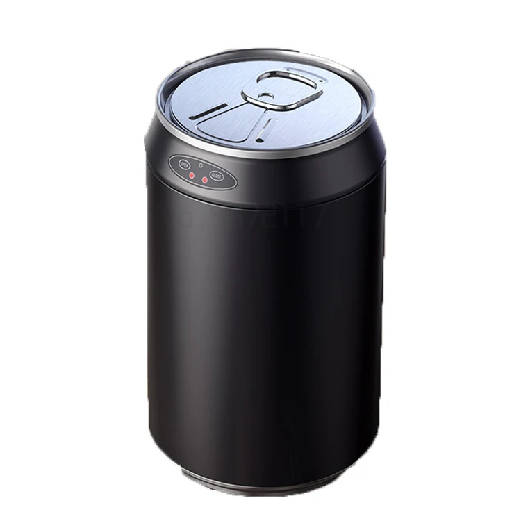 

Creative can intelligent induction trash can automatic large capacity paper basket with cover in household living room