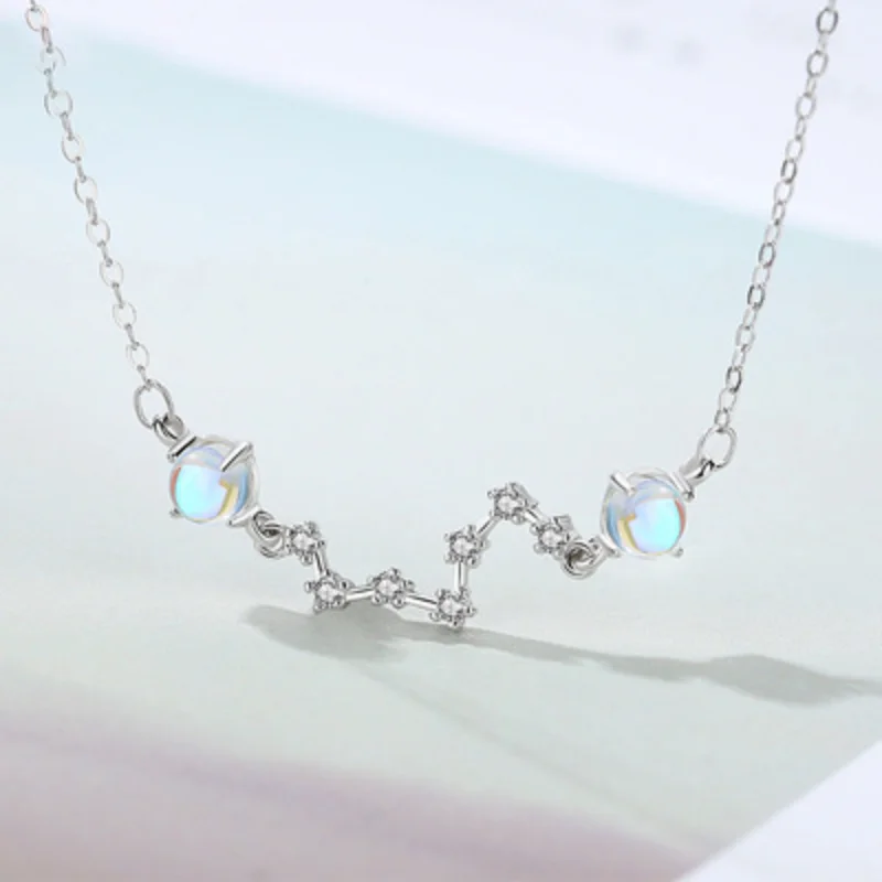 

Big Dipper Necklace Star Tide Ins Simple Wild Temperament Light Luxury Clavicle Chain Lady Pendant