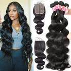 Пряди волнистых натуральных волос Maxine, 5x5 HD, 30 дюймов, на сетке, 4x4