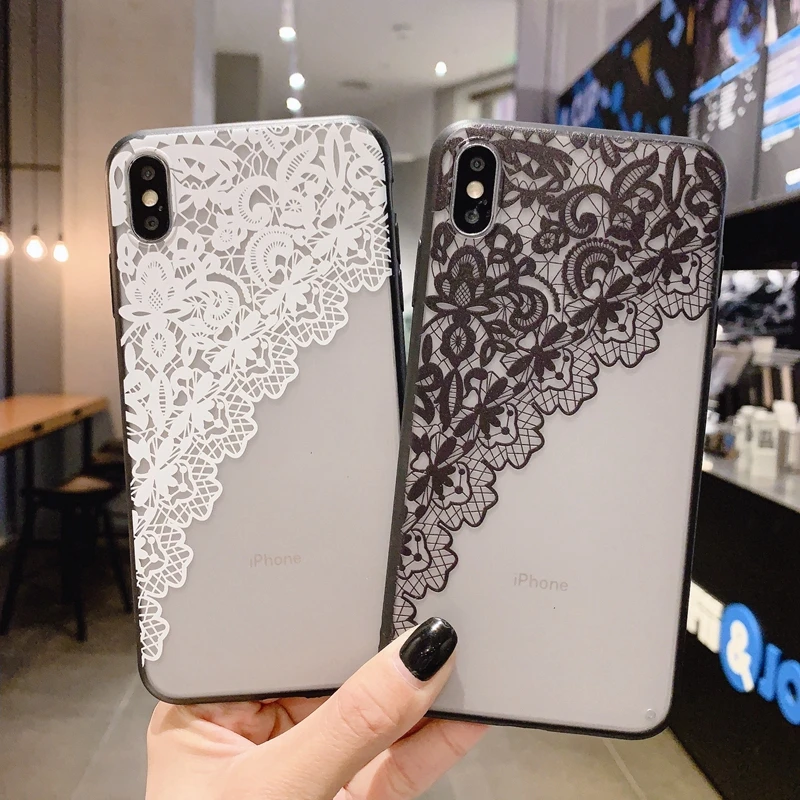 Для Apple iPhone X 11 Pro 6 6s 7 8 Plus XR XS 11Pro Max свадебное платье кружева цветочный узор Мягкий
