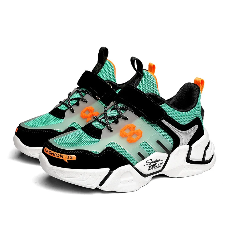 Кроссовки детские дышащие для бега модная повседневная спортивная обувь