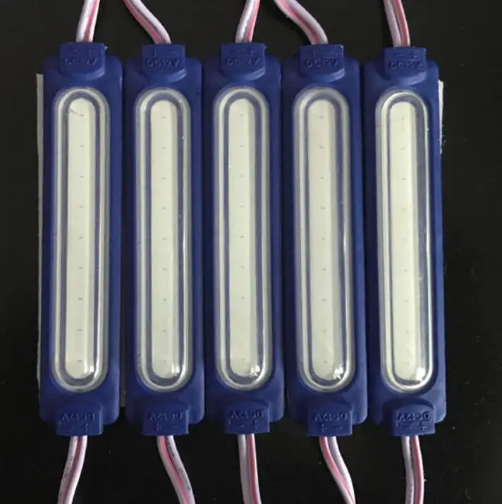 Светодиодный модуль COB с объективом водонепроницаемый pixel для знака 9 чип DC12V 2 4 Вт