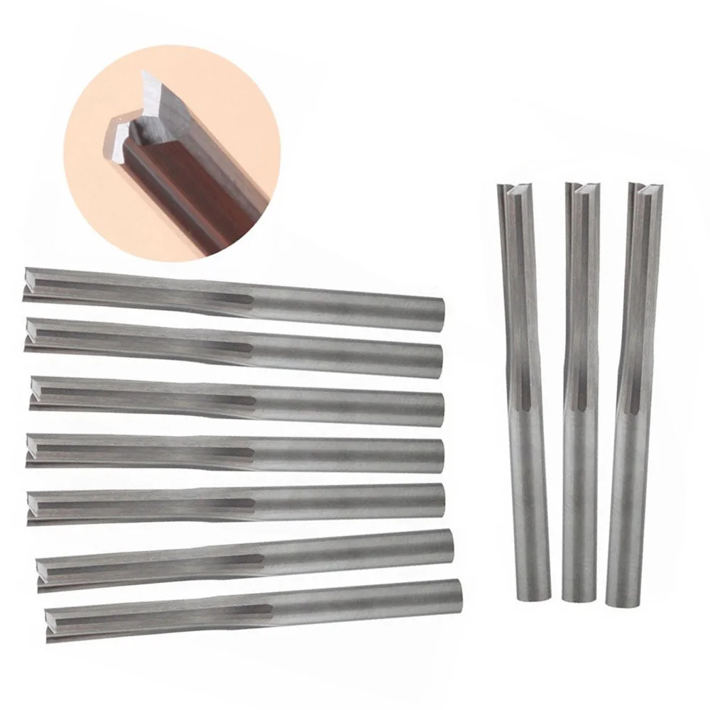 

10pcs 1/8 End Mill Cutter 3.175mm 2-Flute Straight Slot CNC Router Bit Hot Sale