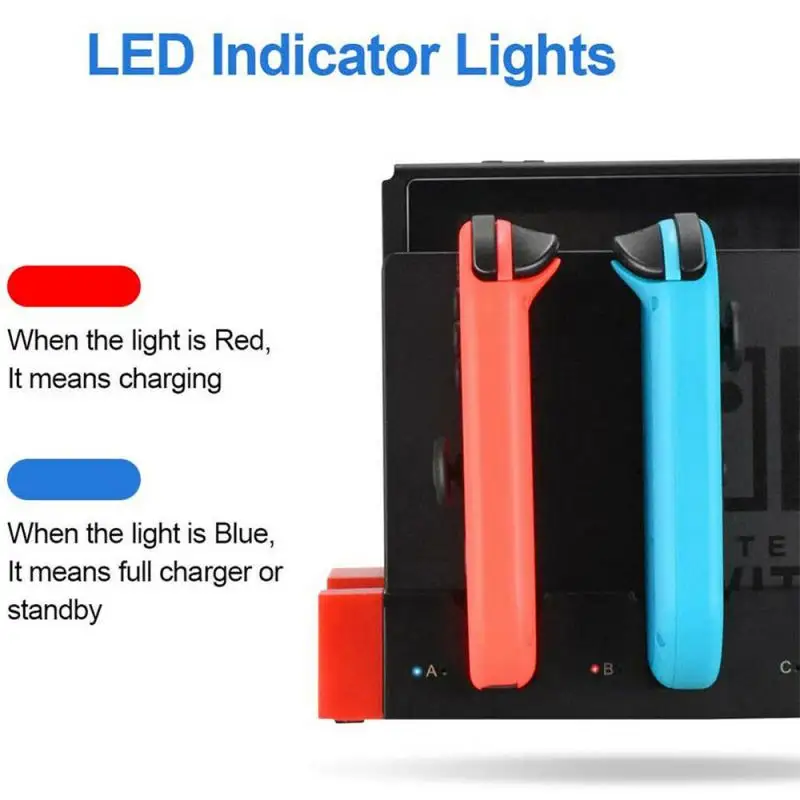 Док станция для зарядки с 4 слотами nintendo Switch|Подставки и держатели| |