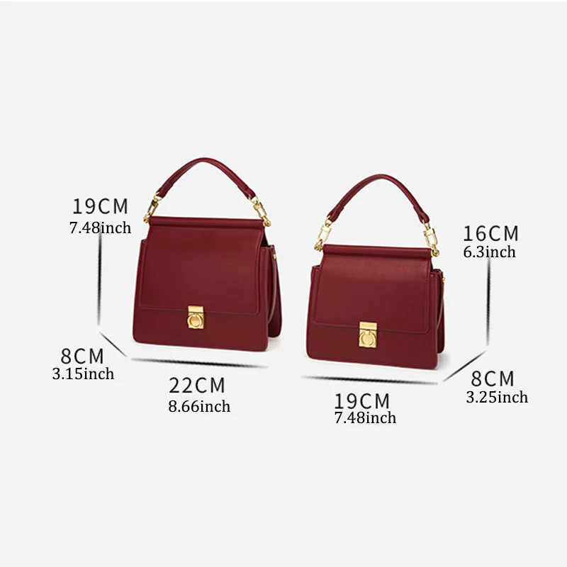 

Fashion Women Handbags Design Chain Shoulder Bags Luxury Pu Leather Crossbody Messenger Bag Chic Lock Small Flap Lady Purse 2021