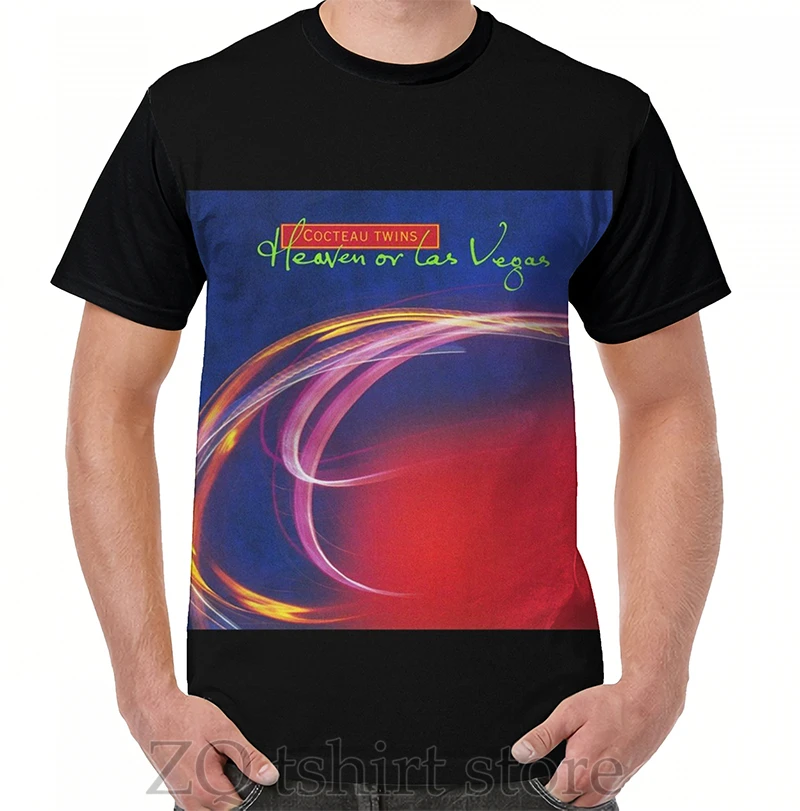 Футболка cocteau twins heaven or las vegas с графическим рисунком мужские топы женская футболка