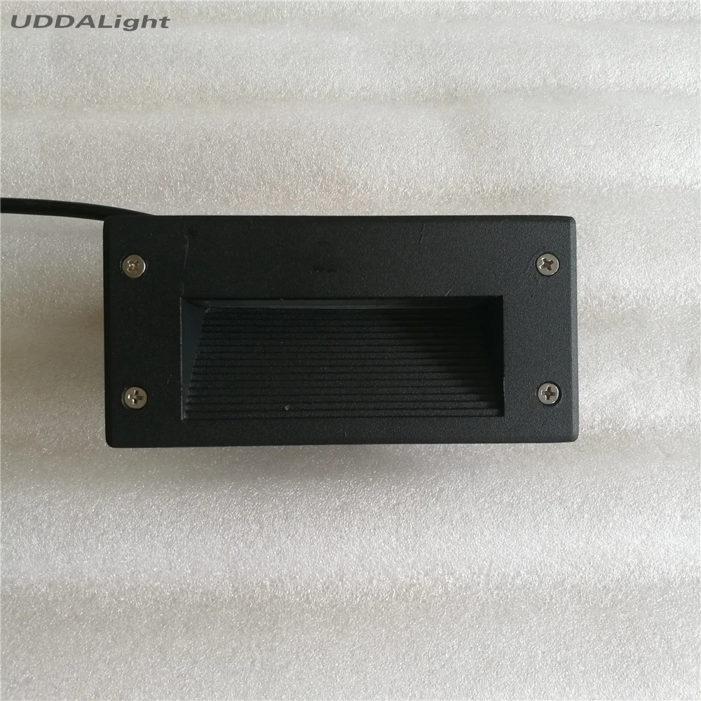Уличный садовый настенный светильник 3 Вт Led шаг IP65 Al Встроенная лестница угловая