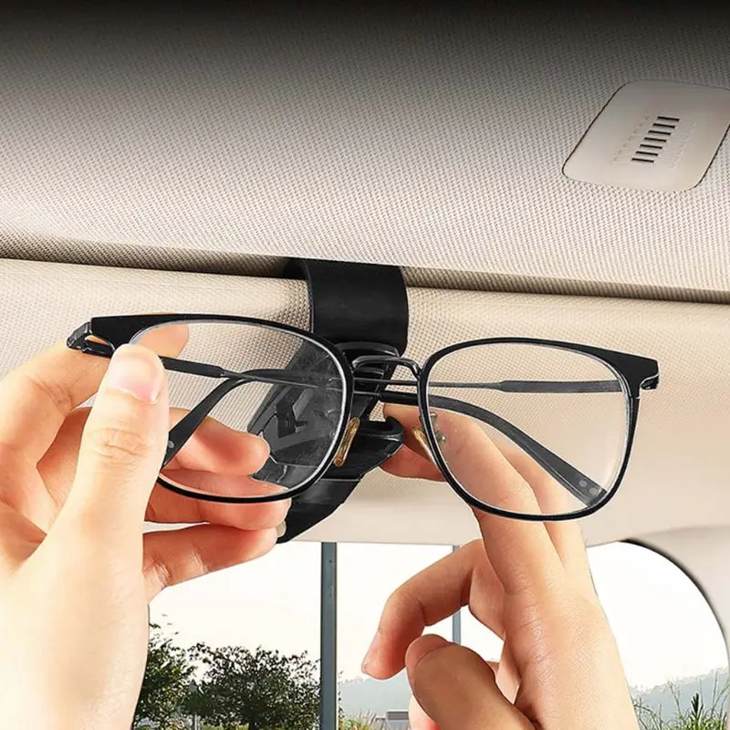 Автомобильный солнцезащитный козырек зажим для очков износостойкий