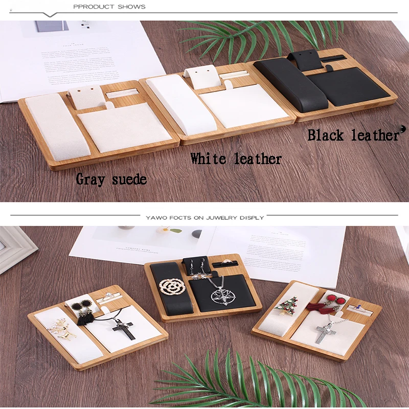 Изделия из бамбука и дерева украшения реквизит Дисплей стойки простой High-end