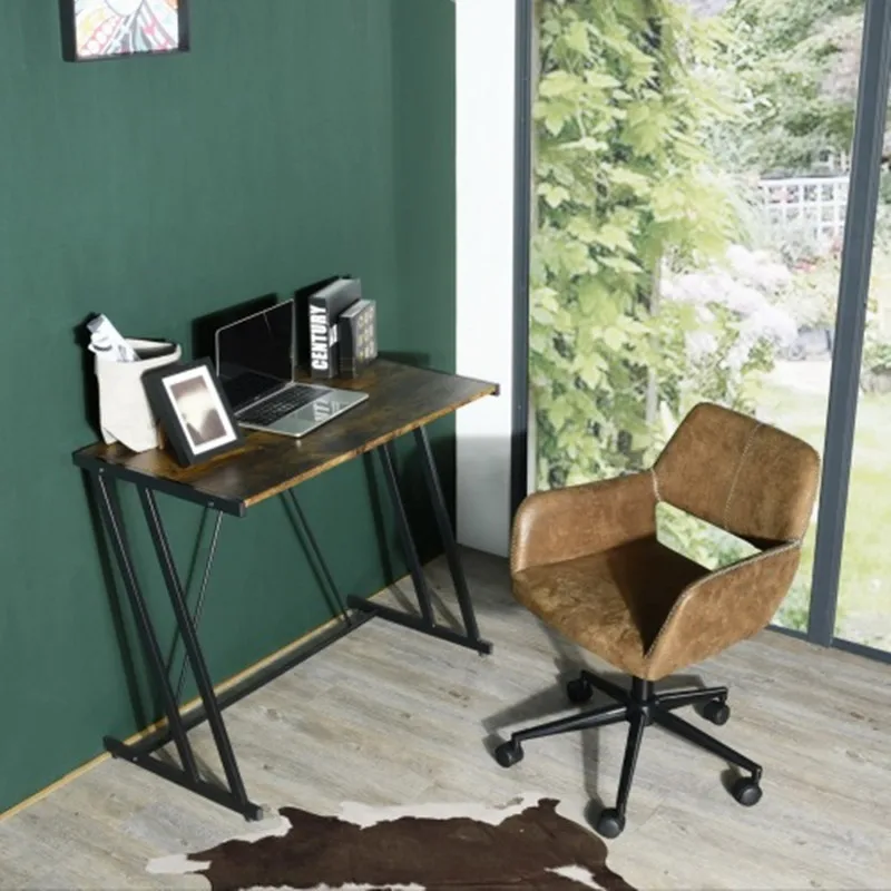 

Bedside Table Mobile Computer Desk Desktop Home Mobile Desk Table Dormitory Z Shape Metal Frame