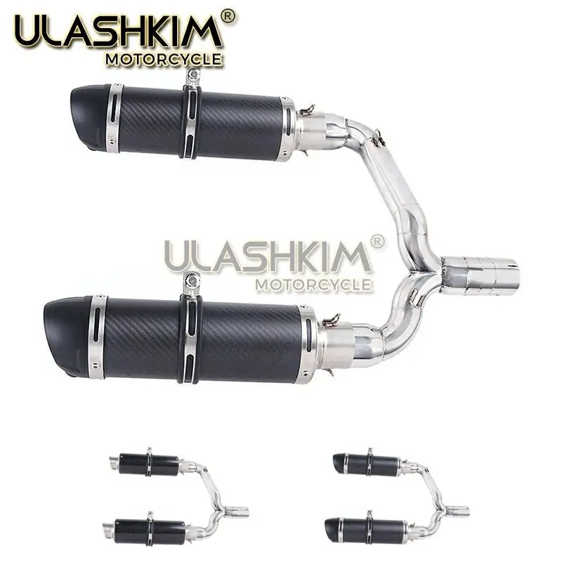 Полный глушитель выхлопной трубы мотоцикла Escape System Slip On для suzuki GSR400 GSR600 BK400 BK600 GSR BK