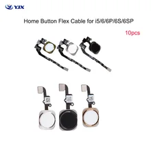 10pcs Home Button Flex Cable for iPhone 6 6S Plus 5S Mobile Phone Return Menu Key Flexcable Assembly Replacement Parts