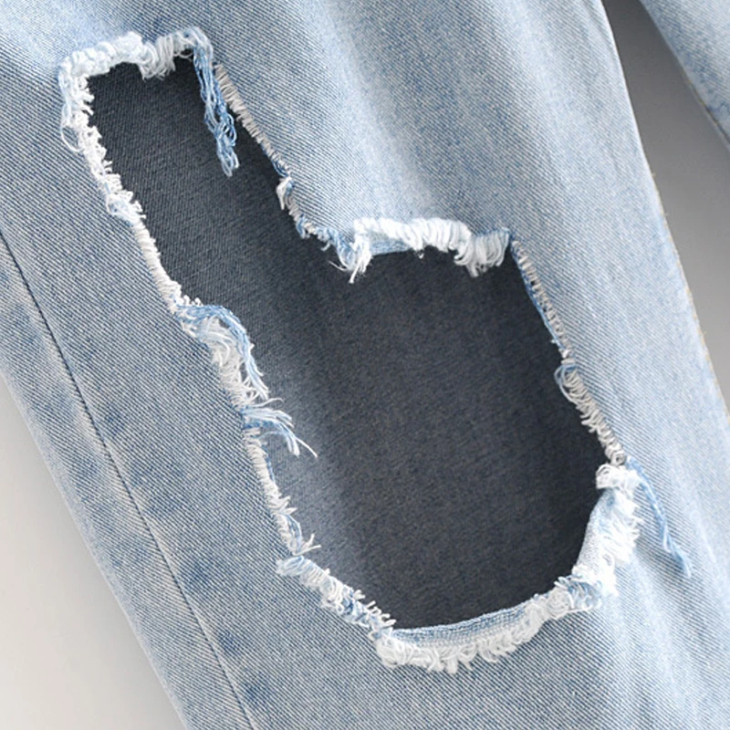 GOPLUS осень 2019 рваные джинсы женские с высокой талией брюки mom jeans C7869 | Женская