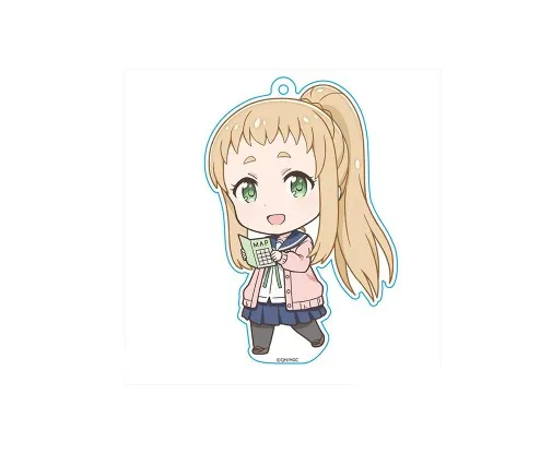 

Asteroid in Love Anime Mira Konohata Ao Manaka Keychain Keyrings Acrylic Double Sided Backpack Cartoon Pendant Xmas Gifts New