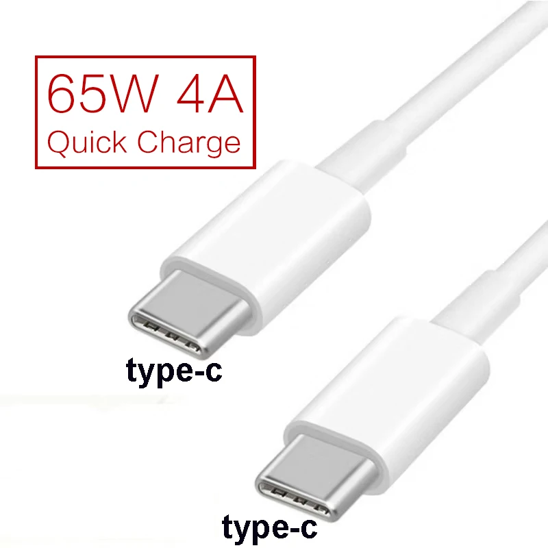 1M 2M USB C to Type for Samsung S20 PD 65W Cable MacBook iPad Pro Quick Charge 4.0 USB-C Fast Cord | Мобильные телефоны и