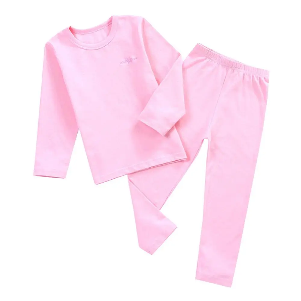 Осенне-зимний хлопковый комплект нижнего белья для мальчиков и девочек новые