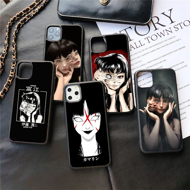 

Japanese Horror Comic Tomie Phone Case For Iphone 13 12 Mini 11 Pro Max XS Unique Shell X XR SE 7 8 6S Plus 5S Mobile Hard Cover