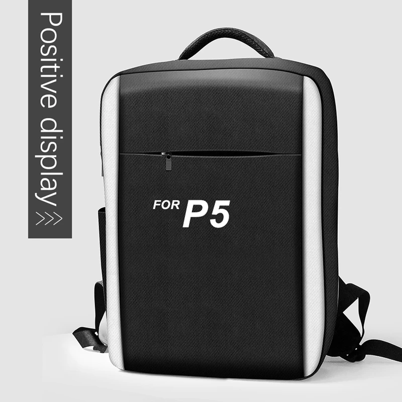 

Shockproof Shoulder Bag Travel Carrying Case Portable Backpack Storage Bag for Sony PlayStation5 PS5 Game Console