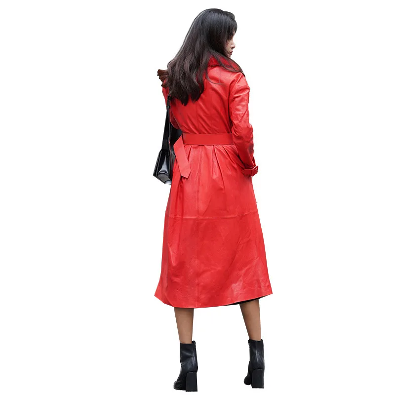 Women's Fur Coat Mink Collar 100% Sheepskin Real Genuine Leather Jacket Women Clothes 2020 Korean Female ZT2228 | Женская одежда