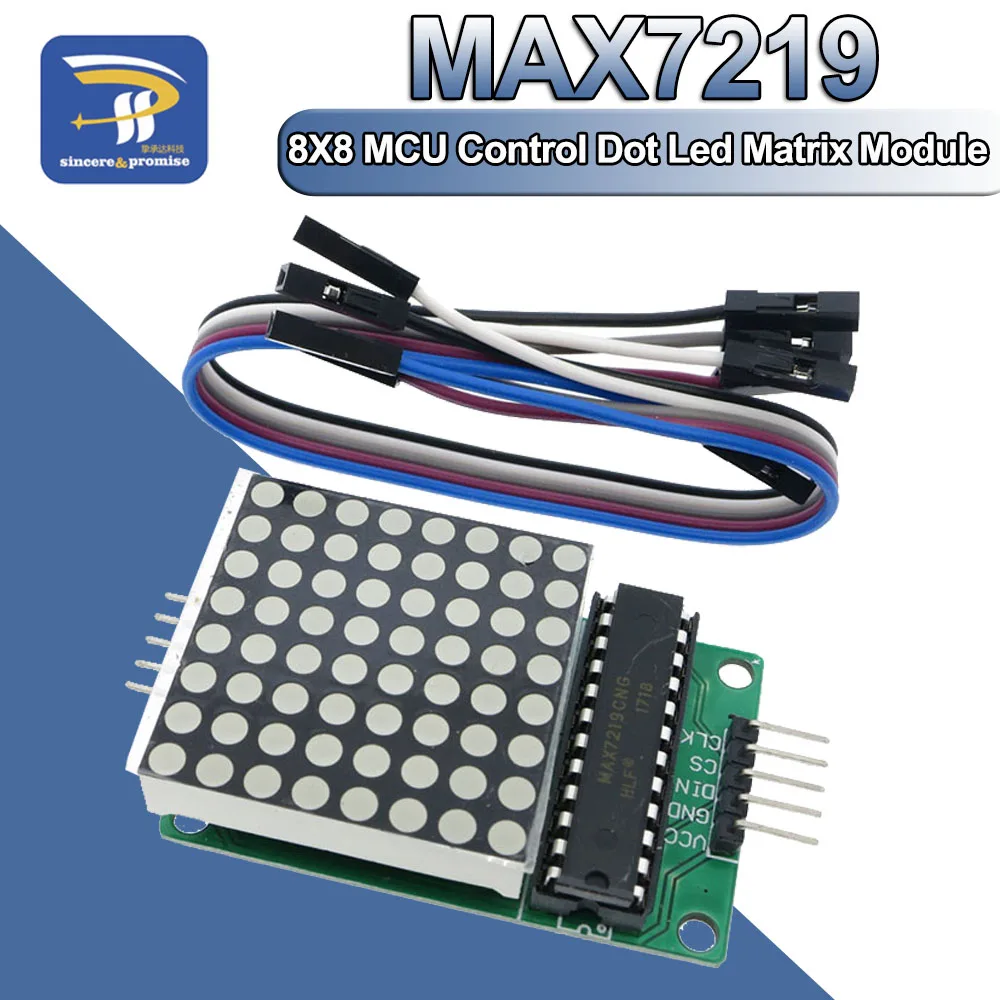 MAX7219 точка модуль светодиодной матрицы Управление MCU Led Дисплей 8*8 для Arduino 5V