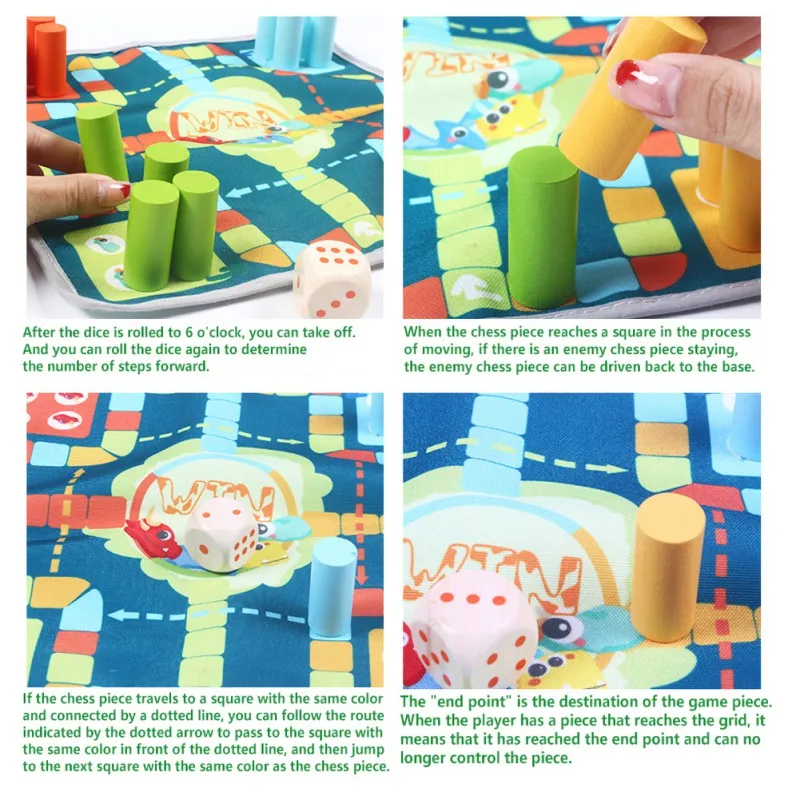 

Parent-child Balance Puzzle Interactive Wooden Toys Focus On Children's Early Teachers Table Game