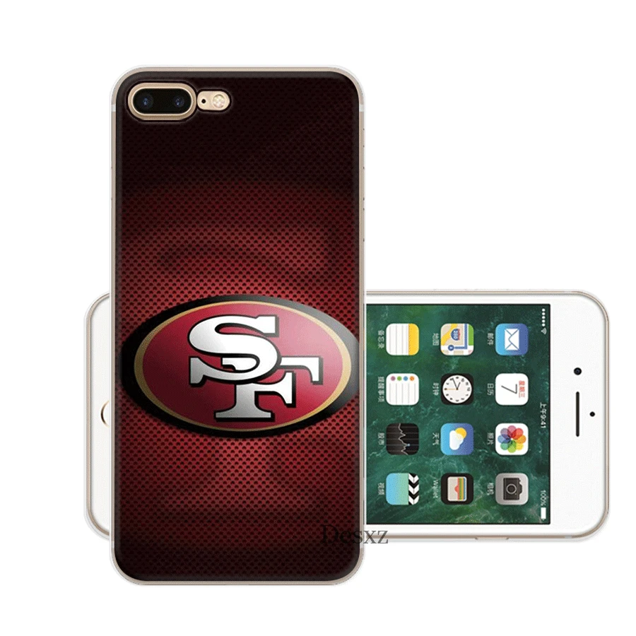 Чехол для мобильного телефона iPhone Apple XR X XS Max 6 6s 7 8 P Lus 5 5S SE Shell San Francisco 49ers защита Мода