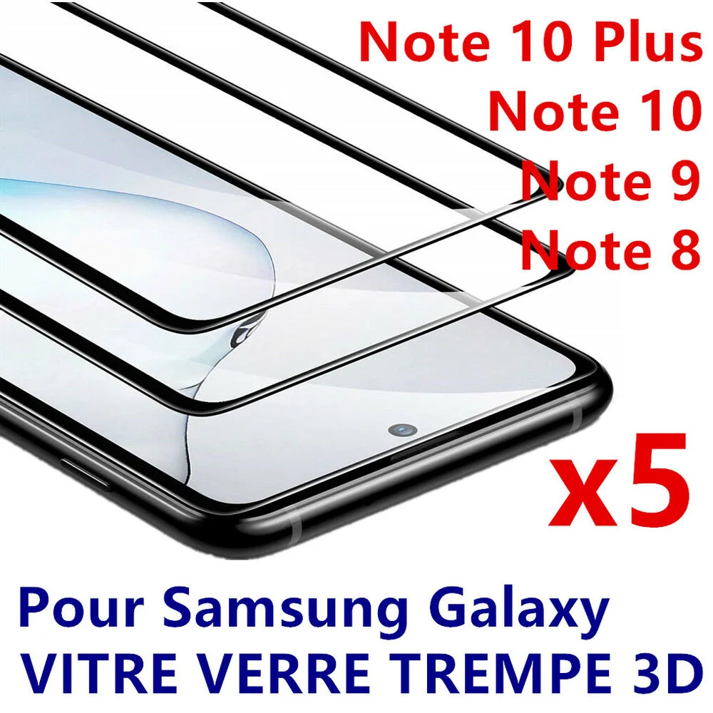 

VITRE FILM PROTECTION ECRAN INTGRAL VERRE TREMPE FOR SAMSUNG NOTE 8/9/NOTE 10 PLUS