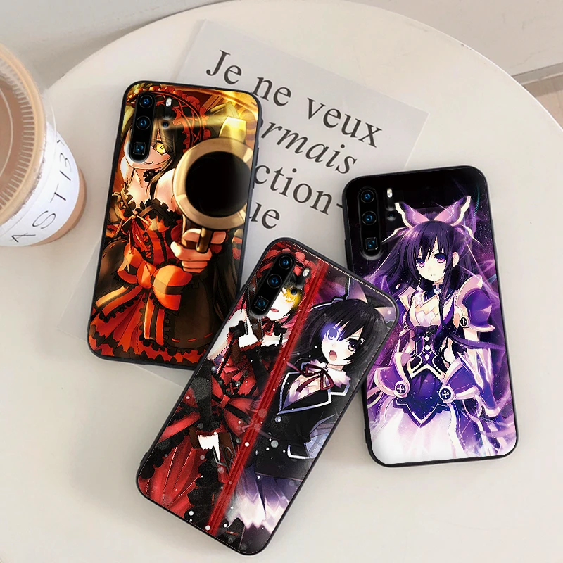 Date A Live Мягкий силикон для huawei P30 Lite Pro P Smart 2016 2019 P8 P9 P10 P20 TPU|Чехлы-накладки| |