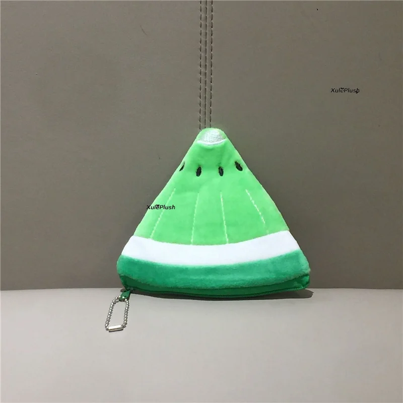 Плюшевый Кошелек с фруктами арбуз и т. д. искусственный кошелек брелок плюшевый
