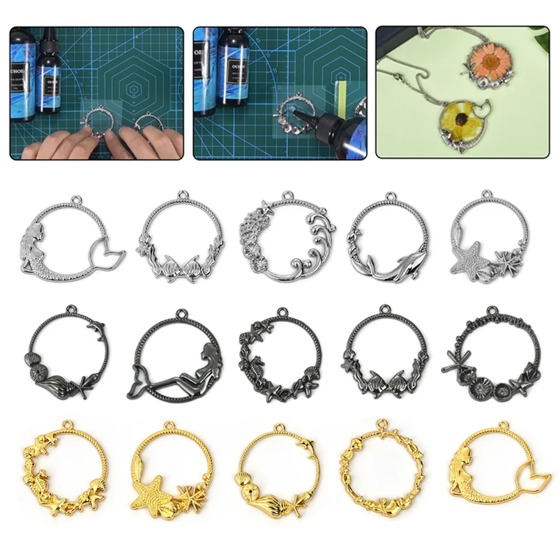 

10 шт., круглые подвески для цепочки и ключей