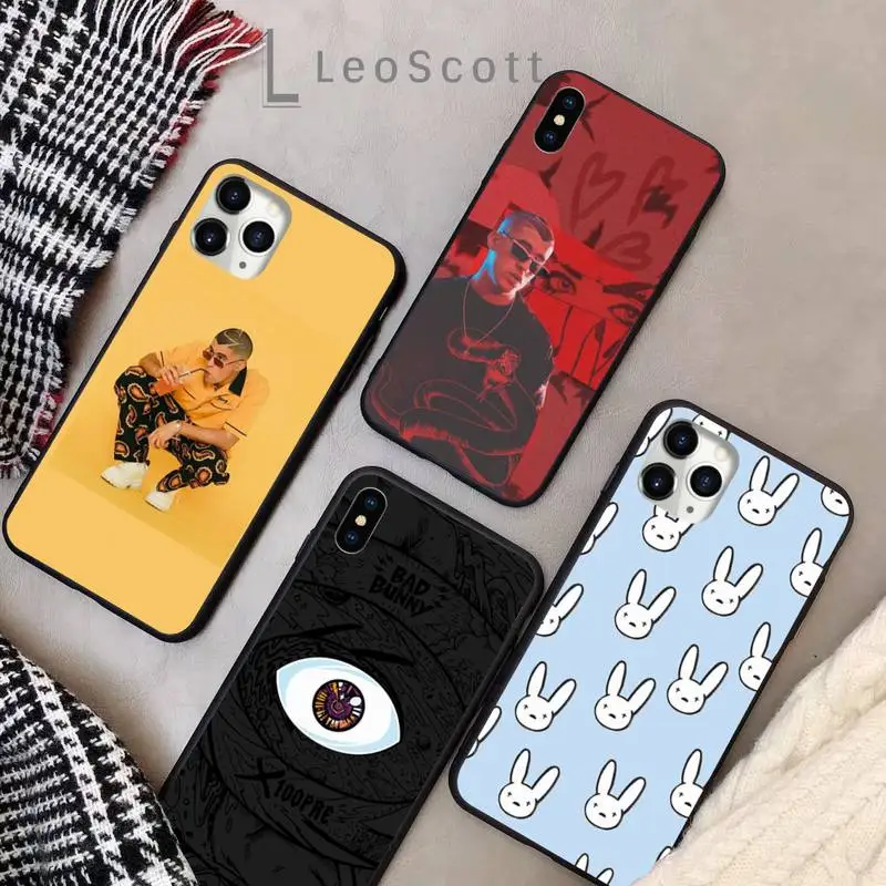 

BAD BUNNY REQUESTED Phone Case for iPhone 11 12 pro XS MAX 8 7 6 6S Plus X 5S SE 2020 XR Soft silicone