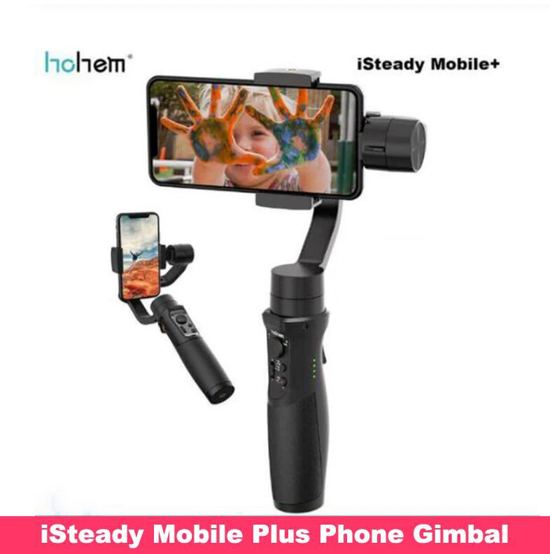 iSteady Mobile Plus Hohem iSteady Мобильный плюс смартфон шарнирный стабилизатор для камеры Gopro 3-осевой портативный монопод с шарнирным замком для iPhone Andriod huawei samsung Gopro - Цвет: iSteady Mobile Plus