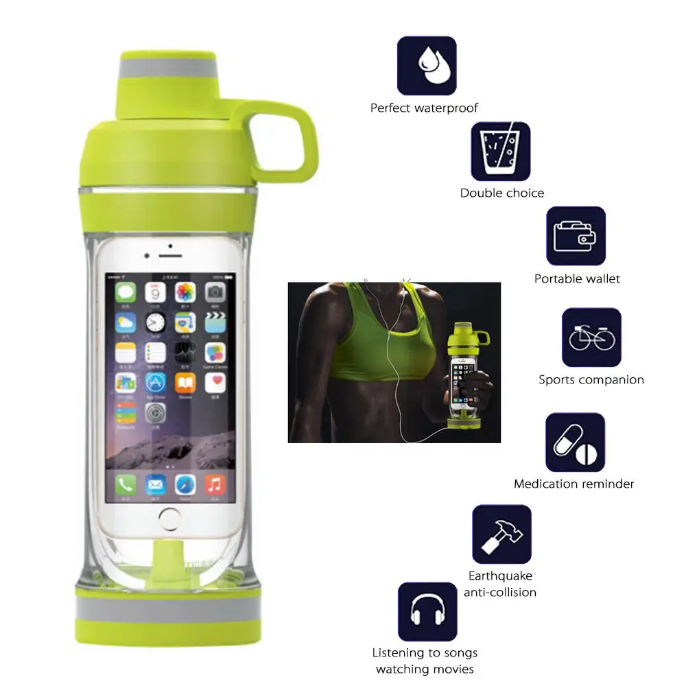 Портативная Герметичная Бутылка Для Воды встроенный телефон мезонин качество