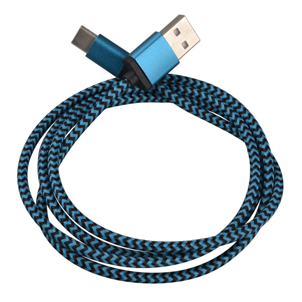 Кабель Usb Type-c 1 м с автоматическим отключением для быстрой зарядки из нейлона Xiaomi