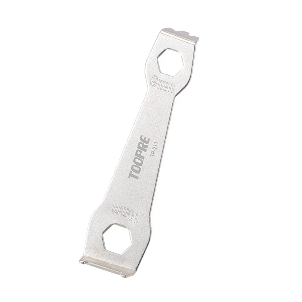 

1pcs Bicycle Steel Silver Spanner Bike Chain Ring Fixed Nut Crankset Bolt Peg Wrench 92mm Hight Quality Cycling Repair Tools