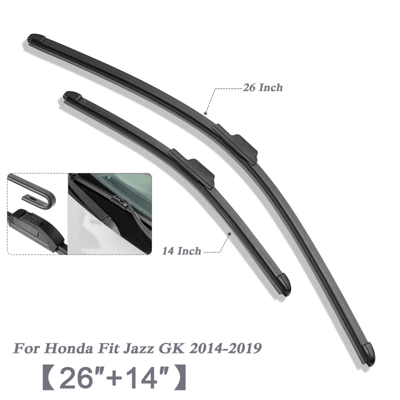 Лезвия очистителей лобового стекла автомобиля Автомобильный Стайлинг U