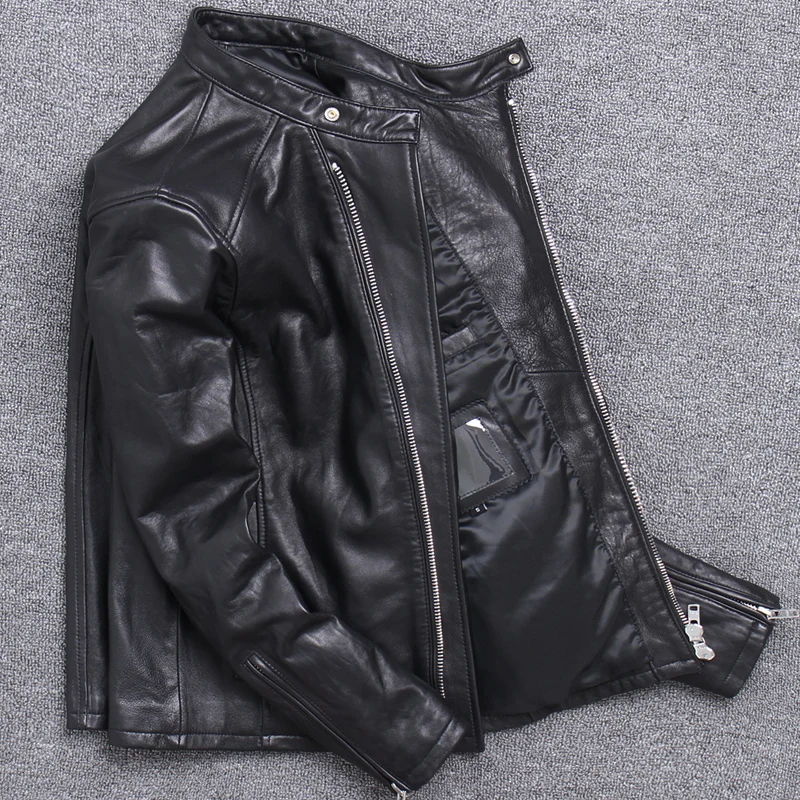 100% натуральная кожаная куртка Женское пальто из настоящей овчины зимние