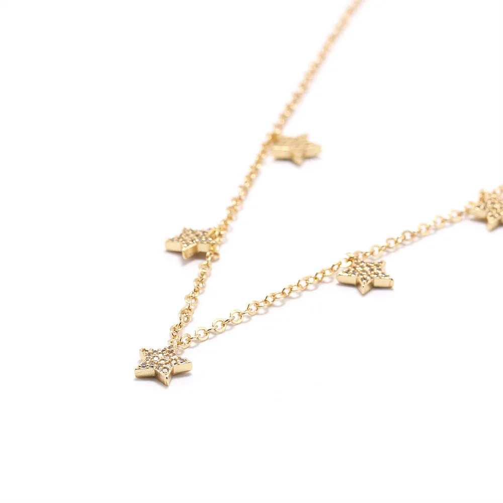 SIPENGJEL винтажное многослойное ожерелье с подвеской в виде звезды талисман хип хоп