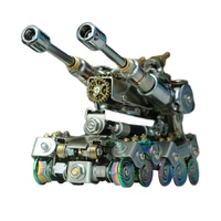569pcs 3d metal tank model kits diy mechanical assembly metal model toy deformation version high quality gifts