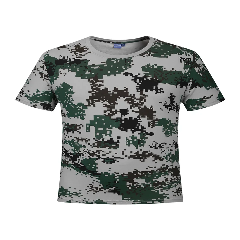 

2021 new couple camouflage tactical shirt short-sleeved men's quick-drying combat T-shirt military army T-shirt camouflage outdo