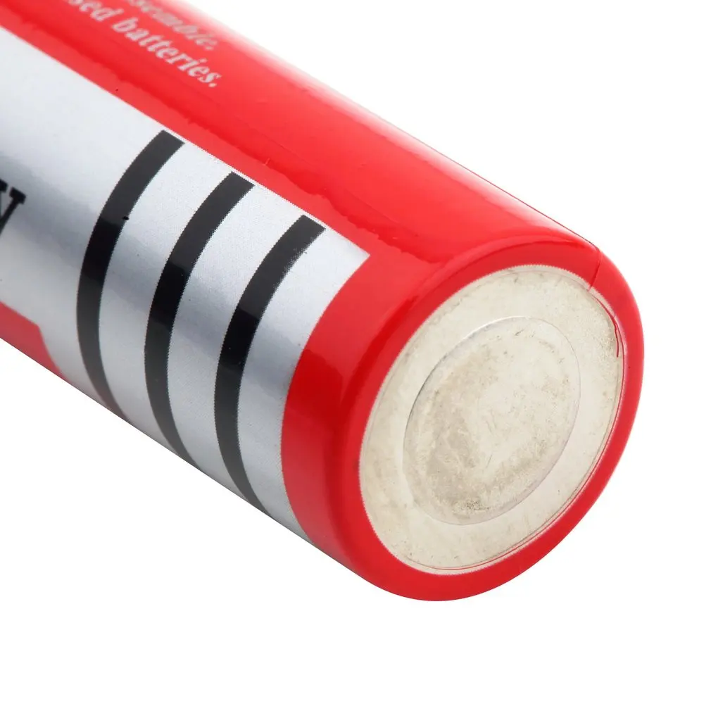 Уникальный легкий 18650 Красный 3 7 V 2450-3000mAh литий-ионный аккумулятор безопасный