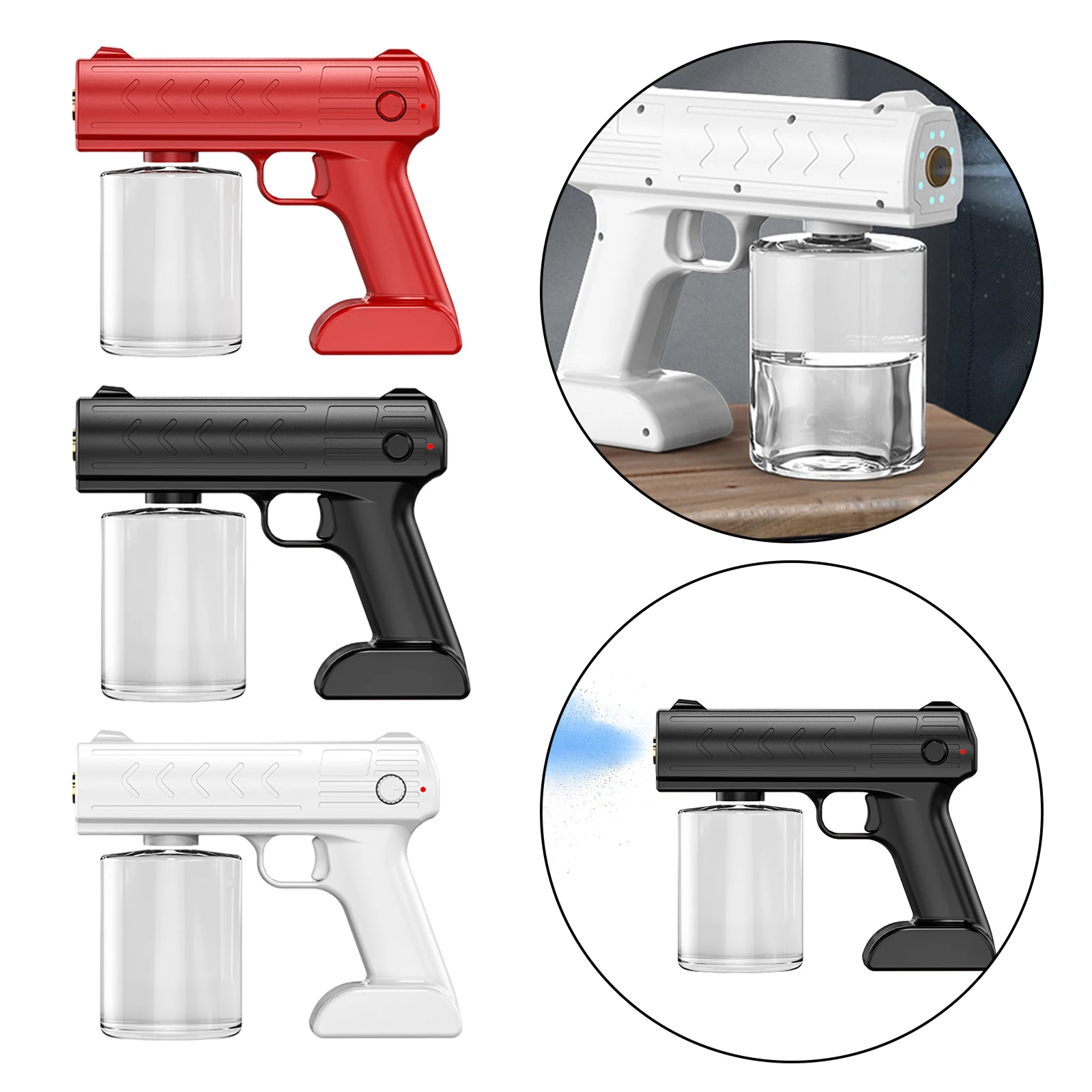 

Handheld Nano Disinfectant Steam Sprayer 500ml Fog Machine Home Office
