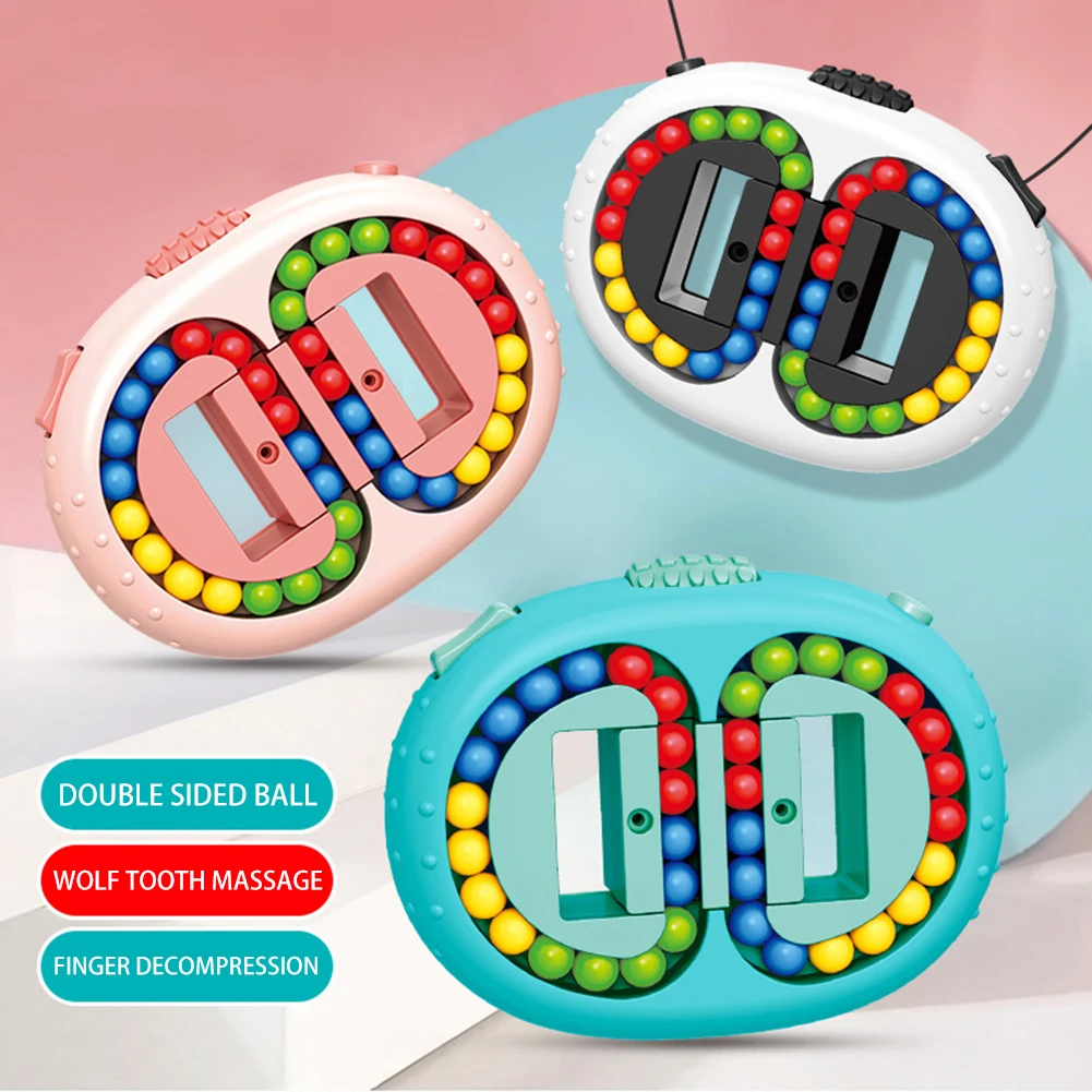 

Rotating Magic Bean Intelligence Fingertip Cube Children Adults Finger Spinner Magic Disk Gyro Stress Relief Game Toy