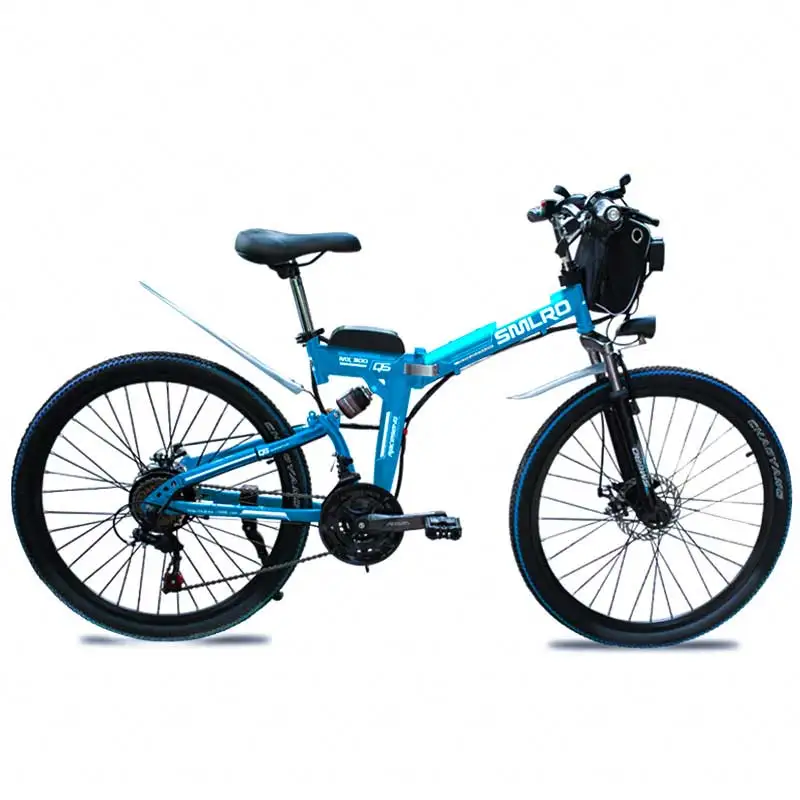 

2021 MTB best quality 26" foldable electric mountain bike 350W/500w/750w/1000w 48v electric+bicycle 21 speed ebike from China