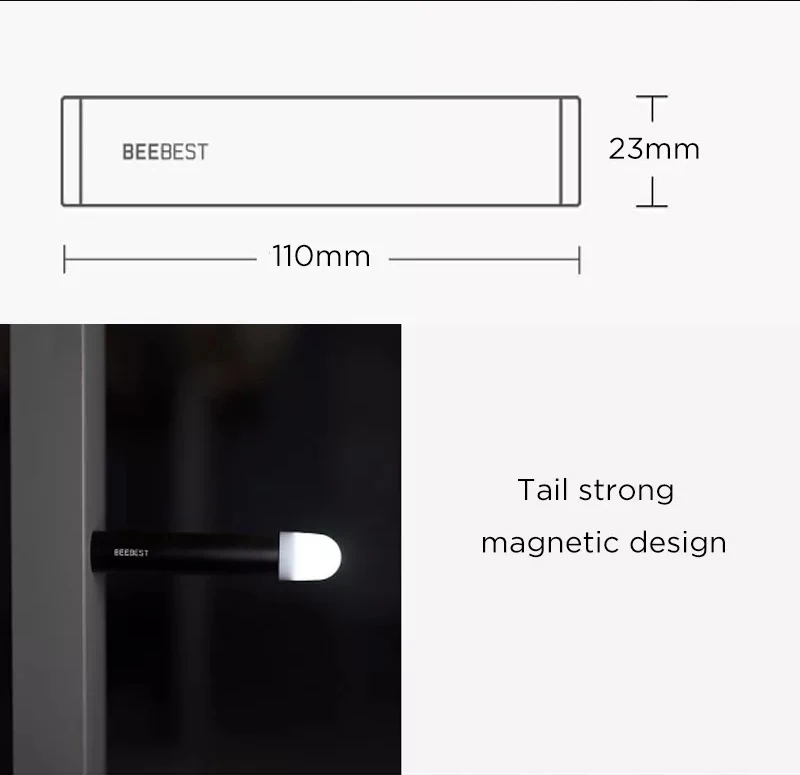 [Горячий] Xiaomi BEEbest Flash светильник 1000LM 5 моделей Масштабируемые многофункциональные Яркость Портативный EDC с магнитным габаритный задний фонарь для мотоцикла