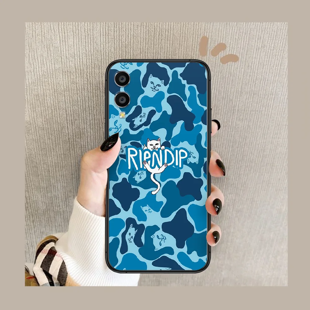 

American street style cat Phone Case Cover Hull For HUAWEI honor 7a 8 8s 8a 8x 9 9x 10 20 i Lite Pro black Shell 3D Bumper Trend