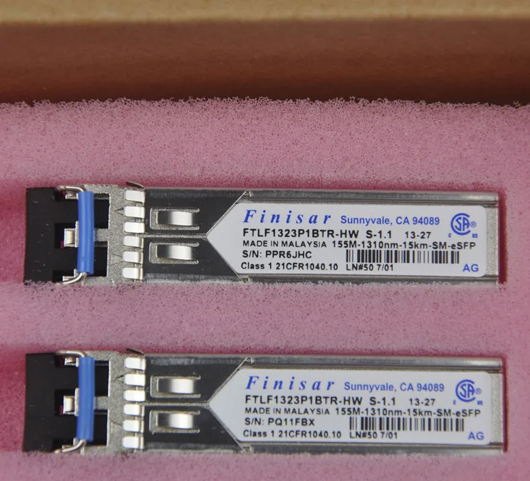 

New FTLF1323P1BTR-HW Transceiver Module SFP 155Mbps 1310nm eSFP