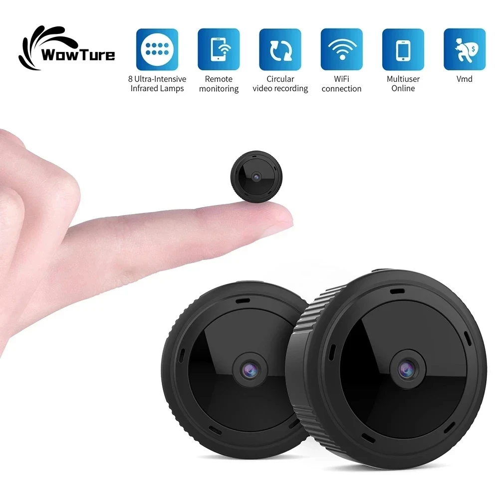 

1080P HD Mini WiFi Camera IR Night Vision Home Security IP Webcam CCTV Motion Cam Detection Baby Monitor Wireless DVR Camcorders