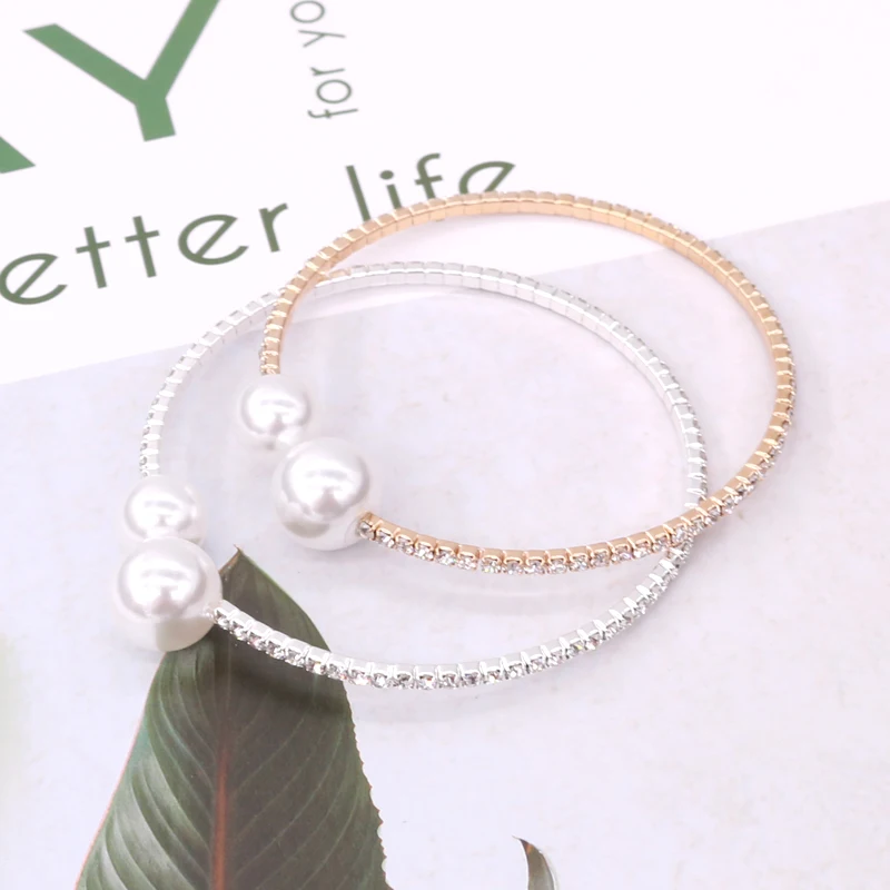 

18cm Imitation bracelet bangles bracelet jewelry Pedant-Decoration vintage jewelry-accessories DIY chain-pearl beads for 24pcs