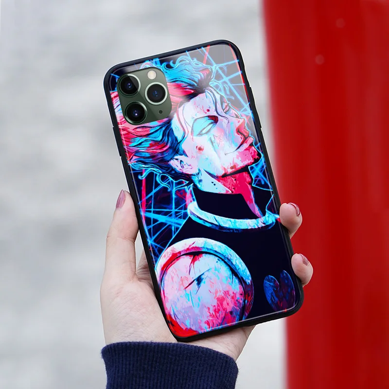HunterxHunter HxH Hisoka аниме мягкий силиконовый стеклянный чехол для телефона iPhone SE 6s 7 8 Plus